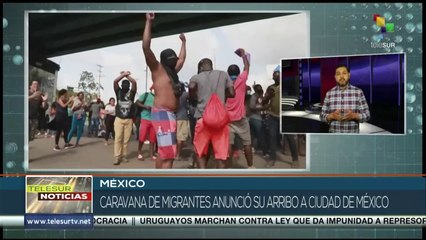 Arriba a Mexico nueva Caravana de migrantes