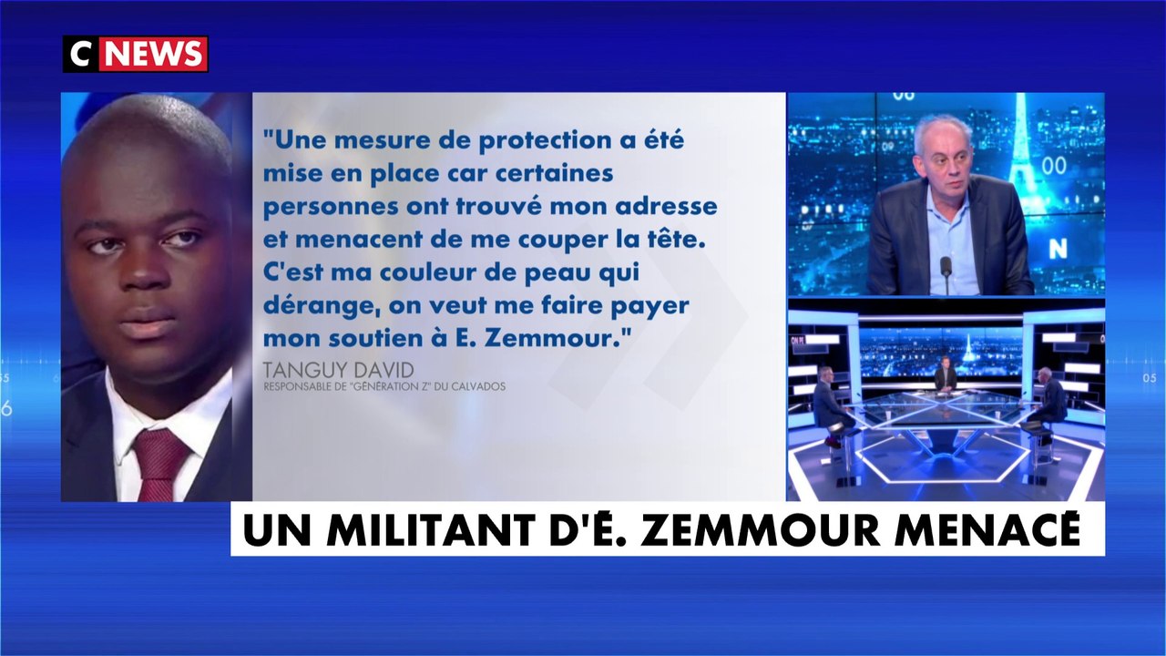 Militant d'Éric Zemmour menacé de mort : «Ce monsieur est victime d'un délit d'opinion»