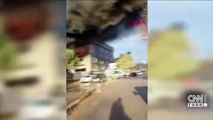 Tuzla'da bir fabrikanın inşaat halindeki deposunda yangın