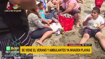 Chorrillos: ambulantes invaden playas ante aumento de visitantes