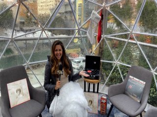 CHRISTMAS BAR! Dine-in rooftop snow globes at Blue Hound - Appetite AZ