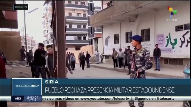 Gobierno de Siria rechaza presencia de tropas militares de EE.UU.