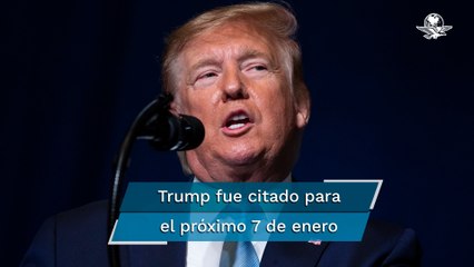 Fiscal de Nueva York cita a declarar a Donald Trump por presunto fraude fiscal