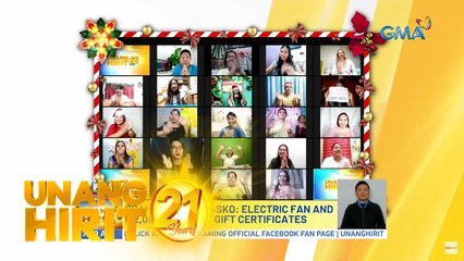 Unang Hirit: Virtual raffle at meet and greet with UH Katambahays!