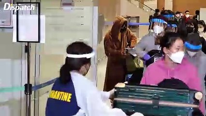 제이홉·뷔(방탄소년단), '무사히 귀국' l J-HOPE·V(BTS), 'Different flight from Honolulu' [공항]