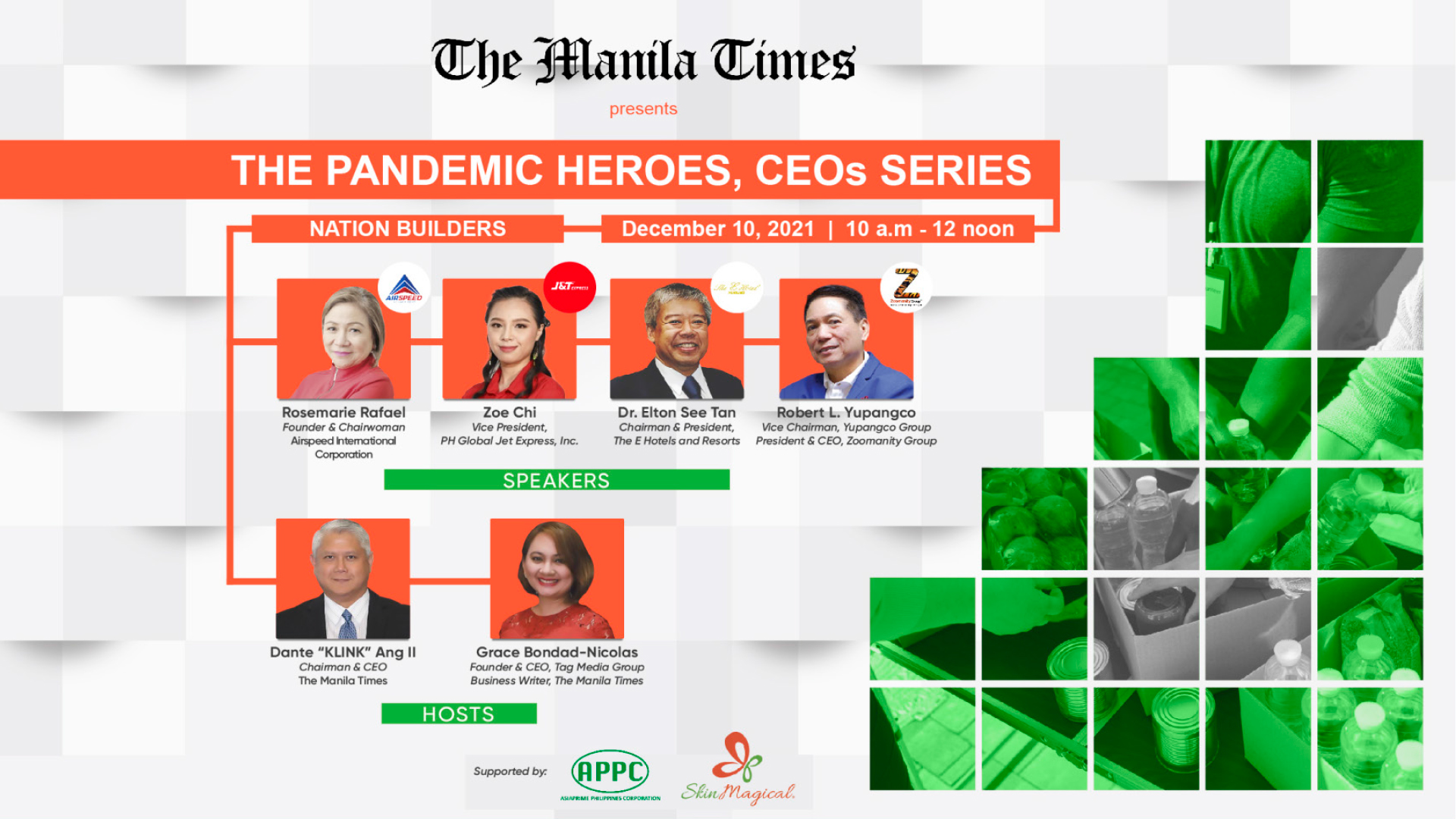THE PANDEMIC HEROES, CEOs, SERIES
