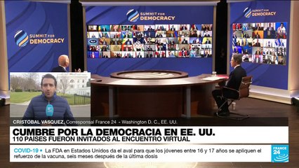 Informe desde Washington: más de 100 países se encuentran en la Cumbre por la Democracia