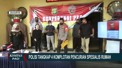 Polres Jaktim Ungkap Kasus Pembobolan Rumah dan Ruko, 4 Pelaku Ditangkap!