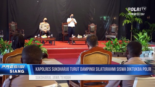 Kapolres Sukoharjo Dampingi Silahturahmi 25 Siswa Diktukba Asal Papua dengan Keluarga Besar Presiden RI