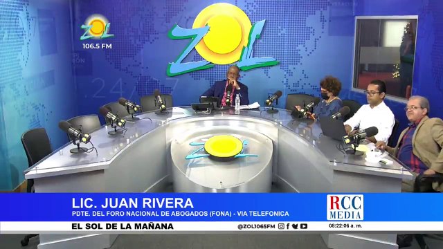 Lic. Juan Rivera comenta el tema de las auditorías de la Cámara de Cuentas al Colegio de Abogados