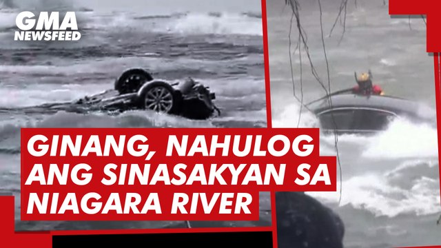 Ginang, nahulog ang sinasakyan sa Niagara River | GMA News Feed