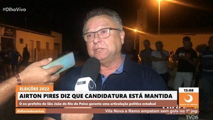 Airton Pires garante que será candidato a deputado estadual e rebate ‘alguns incomodados’