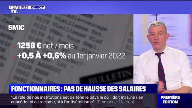 Pas de hausse des salaires prévue pour les fonctionnaires