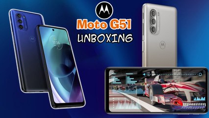 Moto G51 5G Unboxing And First Impressions