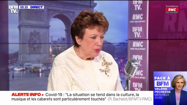 Roselyne Bachelot: Pour l'instant, il n'est pas question de jauge dans les lieux culturels