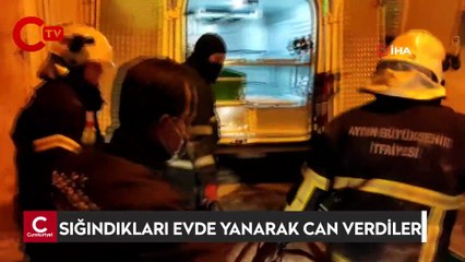 Kuşadası'nda facia: Isınmak için sığındıkları evde 2 kişi yanarak hayatını kaybetti
