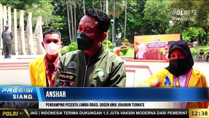 Live Report - Wawancara  Grand Finalis Lomba Orasi Unjuk Rasa 2021 Piala Kapolri