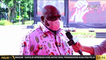 Live Report Rachmawati - Wawancara Juri Lomba Orasi 2021 Piala Kapolri