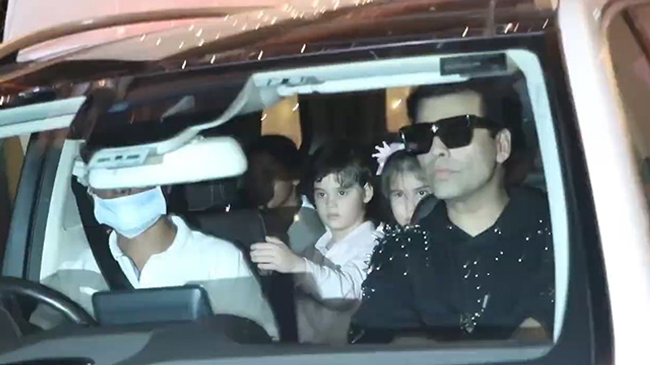 Shahrukh Khan  के लाडले Abram Khan ऐसे पहुंचे Birthday Party में, Viral Video | FilmiBeat