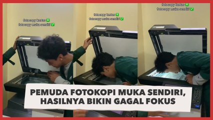 Pemuda Gabut Fotokopi Muka Sendiri, Hasilnya Bikin Gagal Fokus: Horor