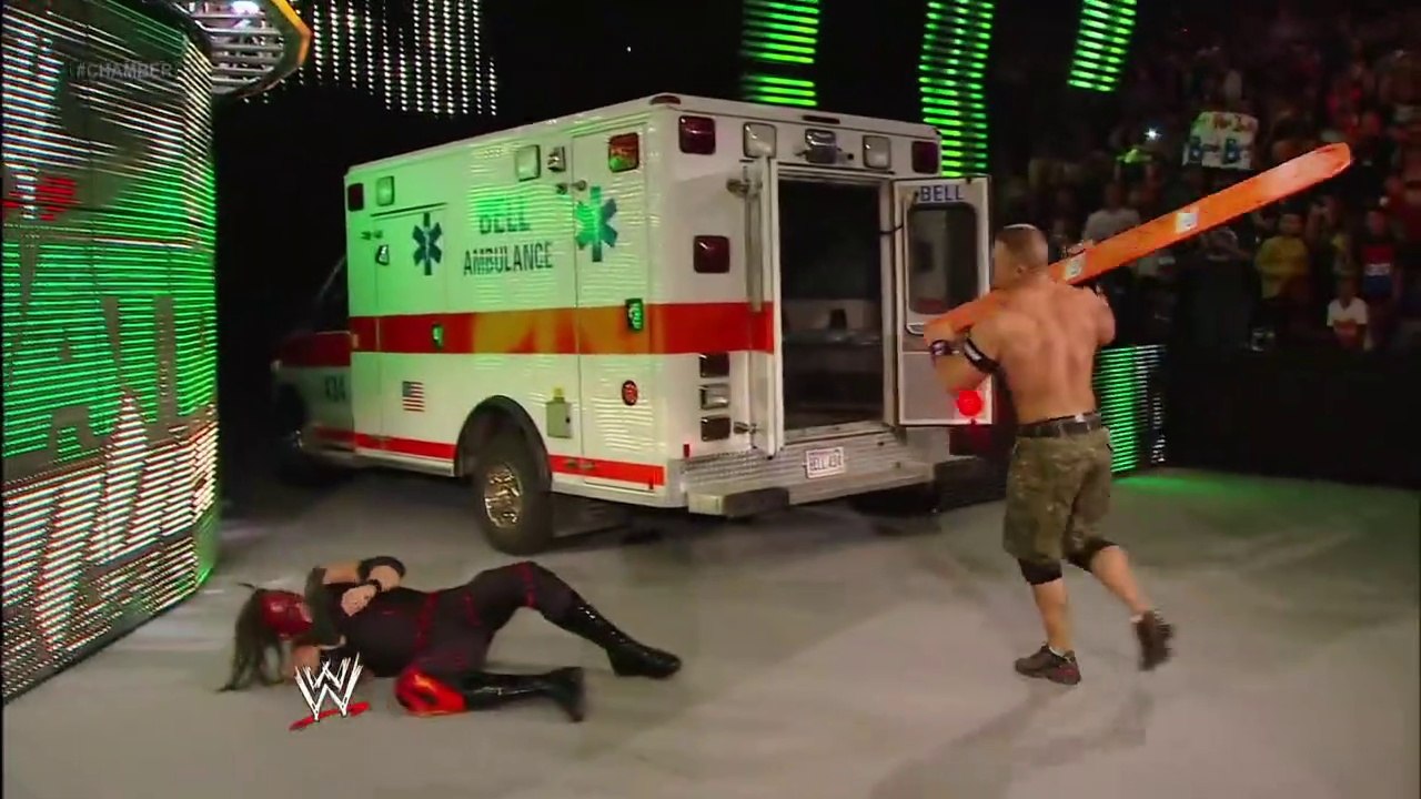 FULL MATCH - John Cena vs. Kane – Ambulance Match: WWE Elimination Chamber