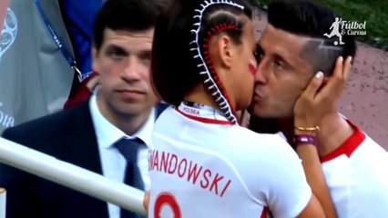 Unforgettable kisses in football