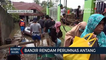 Banjir Setinggi Satu Meter Rendam Pemukiman Warga Diperumnas Antang