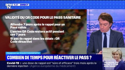 3ème doses: à quel moment le pass sanitaire est-il désactivé ? BFMTV répond à vos questions