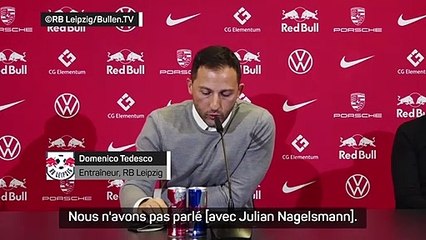 Leipzig - Tedesco : "Une vision similaire avec Nagelsmann, mais j'ai mon style"