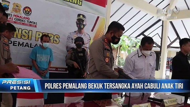 Polres Pemalang Bekuk Tersangka Persetubuhan dan Pencabulan terhadap Anak Tiri