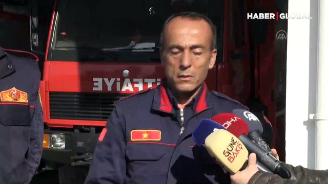 Gaziantep'te itfaiye erleri yangın dönüşü nefes alamayan bebeğin hayatını kurtardılar! O anlar kamerada