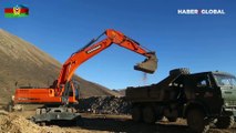 Azerbaycan Savunma Bakanlığı, Türk istihkamcılarla birlikte ne kadar alanın mayından temizlendiğini açıkladı