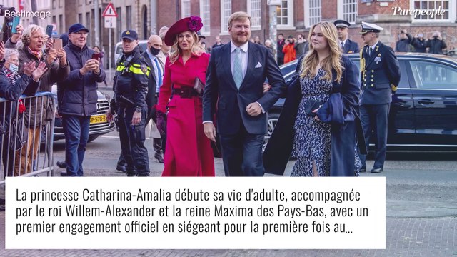 Amalia des Pays-Bas entre dans la cour des grands : Maxima et Willem-Alexander si fiers