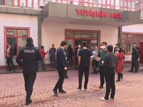 Zonguldak'ta hastanede oksijen tüpü patladı: 2 yaralı