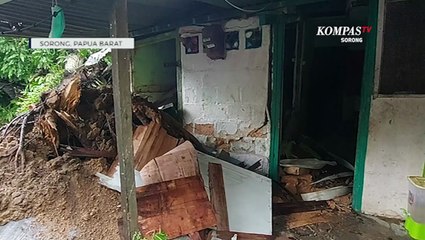 Update Terbaru 28 Rumah Di Sorong Rusak Akibat Angin Kencang