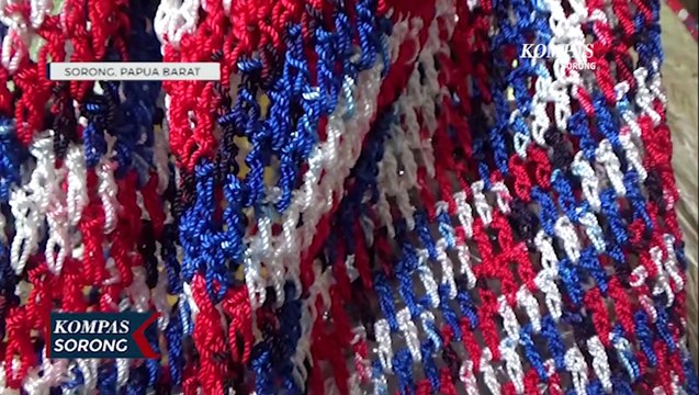 Perempuan Papua Di Sorong Ikut Pelatihan Pembuatan Noken, Jaga Tradisi Budaya