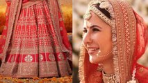 Katrina Kaif Vicky wedding: Katrina ने शादी में पहना बस इतनी कीमत वाला लहंगा, Check out | FilmiBeat