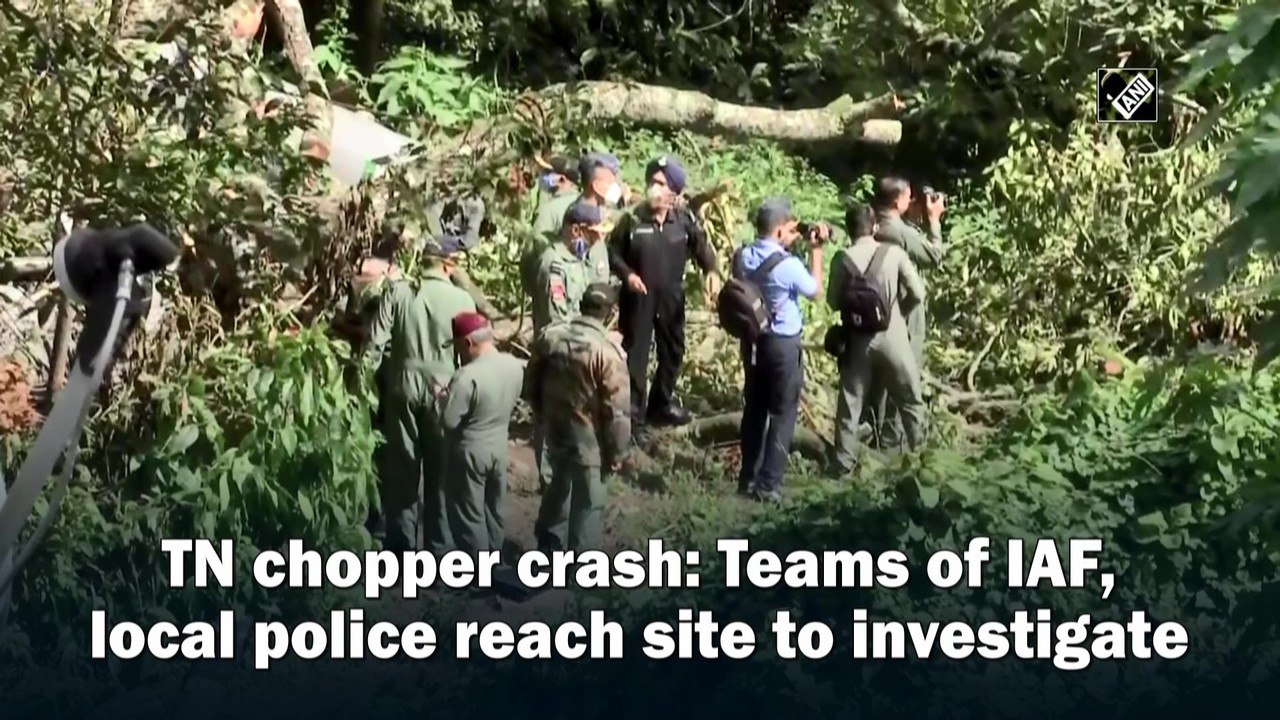 Tamil Nadu chopper crash: Teams of IAF, local police reach site to investigate