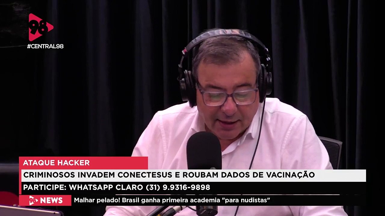 Central 98  | Tem coisa nesse ataque hacker...