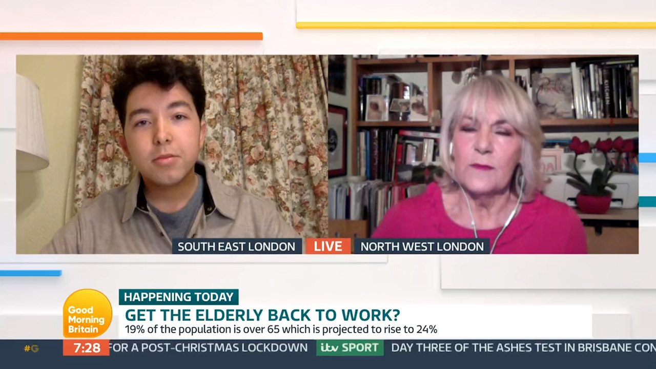 Former 'Apprentice' contestant calls the elderly 'lazy' on 'GMB'
