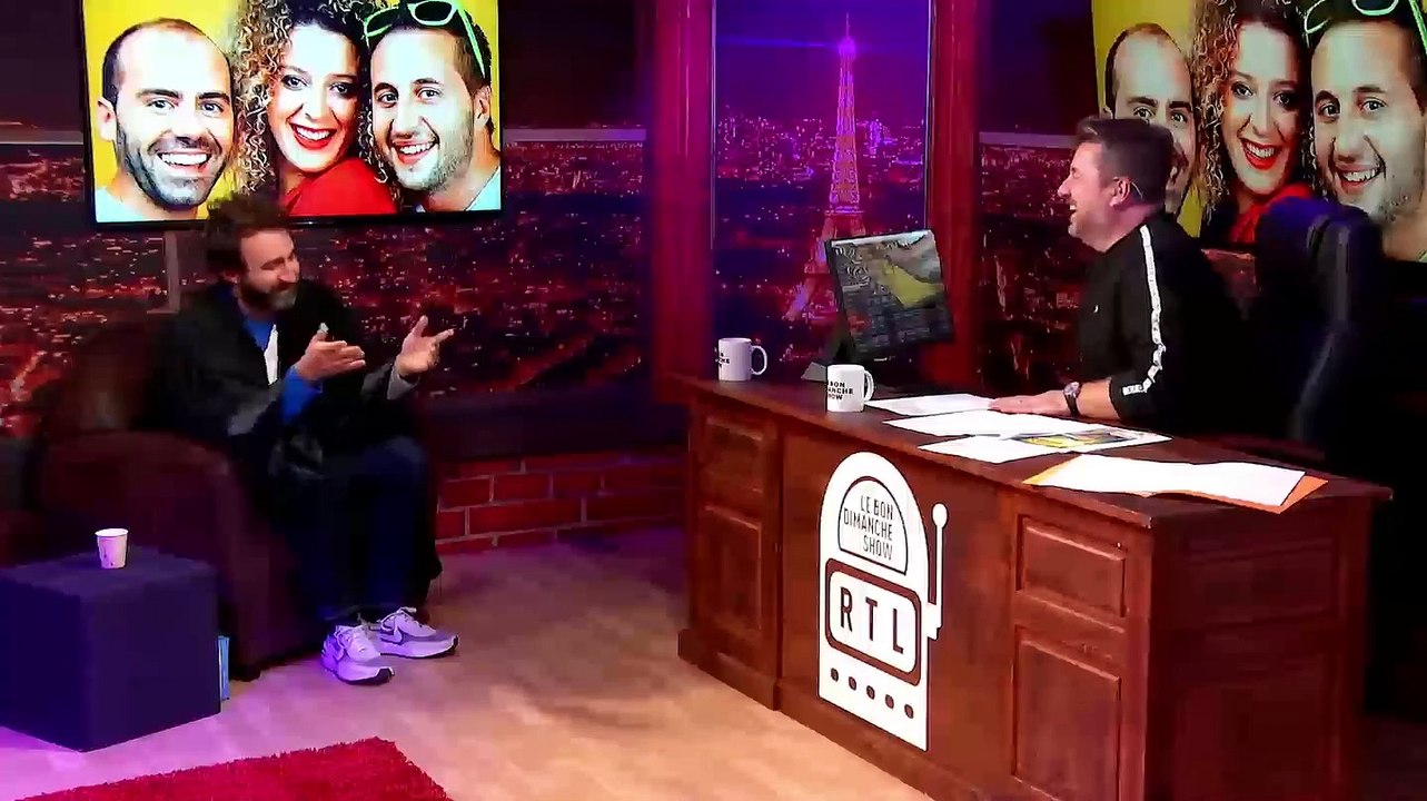 Mathieu Madénian invité de Bruno Guillon dans "Le Bon Dimanche Show"