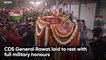 CDS General Rawat laid to rest with full military honours