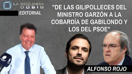 Alfonso Rojo: “De las gilipolleces del ministro Garzón a la cobardía de Gabilondo y los del PSOE”