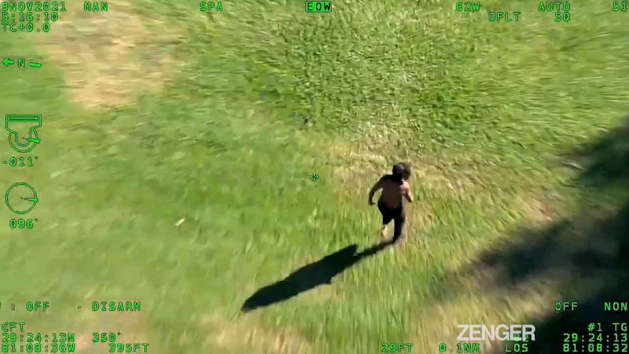 Moment Shirtless And Shoeless Man Runs From Florida Cops After High-Speed Chase.mp4