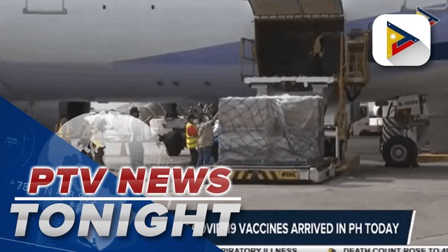 Over 3M doses of COVID-19 vaccines arrived in PH today