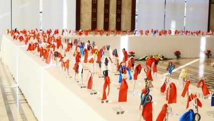 Cumhurbaşkanı Erdoğan'ın dev makas koleksiyonu bu sergide