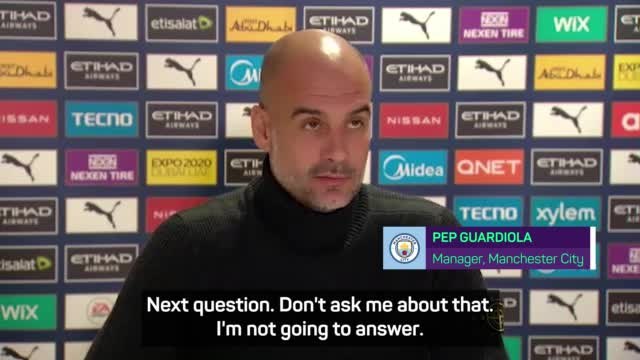 Guardiola shuts down Haaland question amid agent gossip
