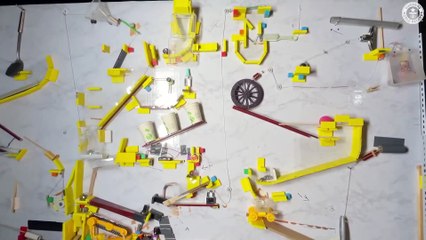 Nouveau Record du monde de la plus grande machine de Rube Goldberg