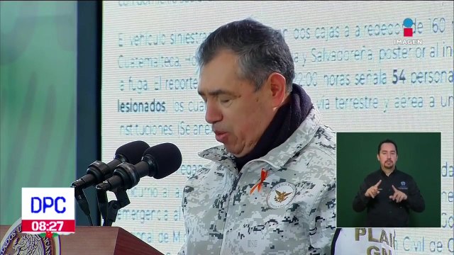 Accidente en Chiapas: General de la Guardia Nacional brinda detalles de los hechos