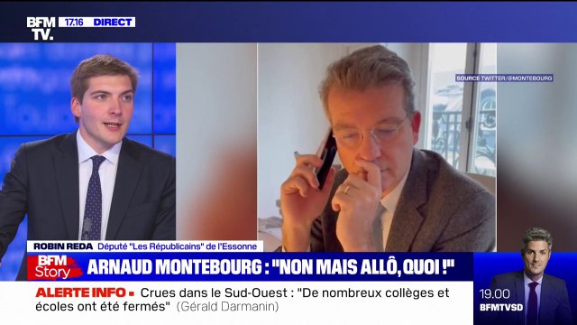 Robin Reda: Manifestement pour Arnaud Montebourg et pour la gauche française, le téléphone pleure